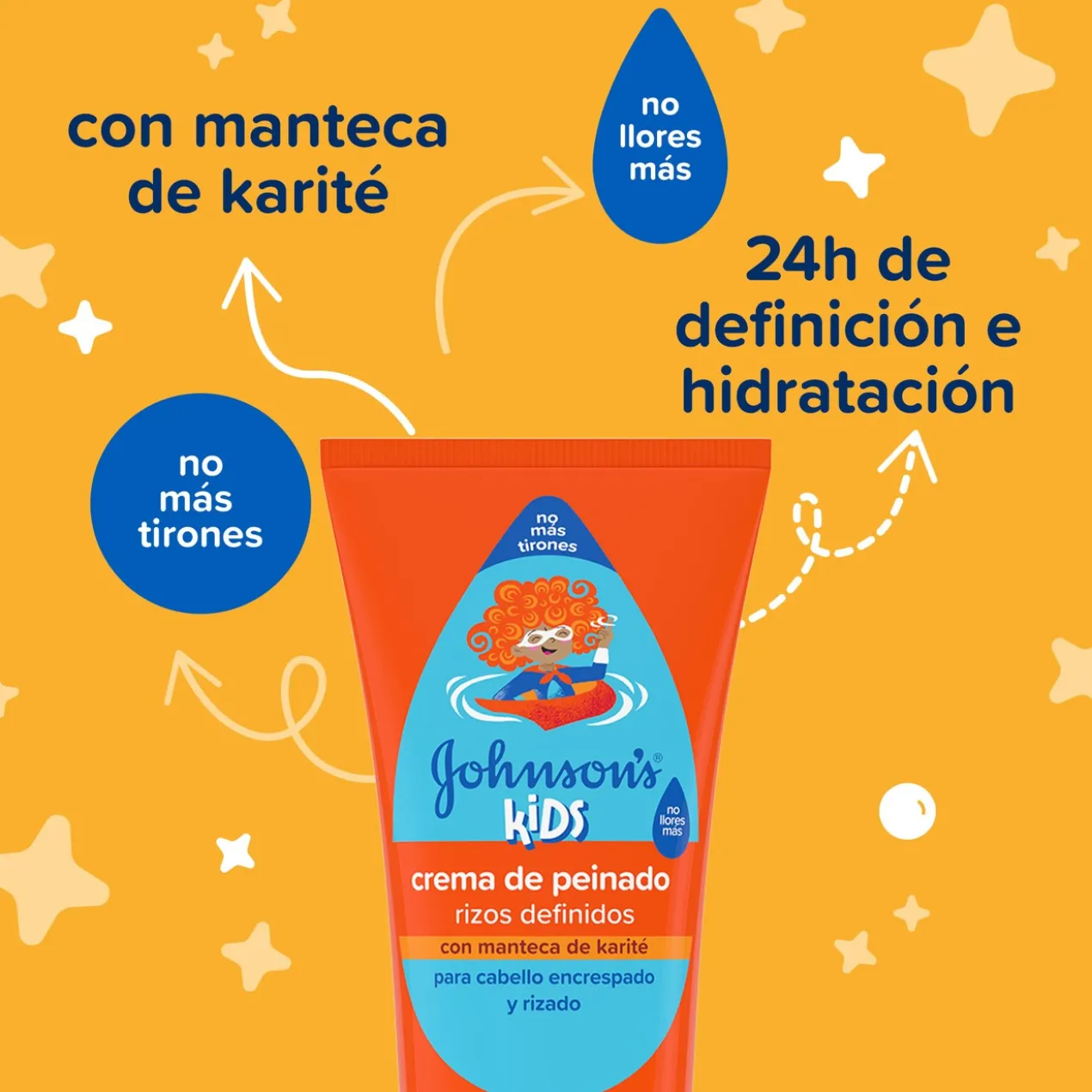 Kids Creme De Penteado Caracóis