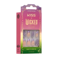 Kiss x Wicked For Good Conjunto de Unhas Postiças