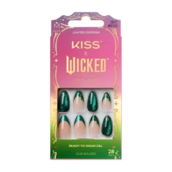 Kiss x Wicked For Good Dreams Take Flight Conjunto de Unhas Postiças
