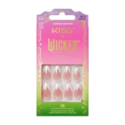 Kiss x Wicked For Good Good News Glinda Conjunto de Unhas Postiças