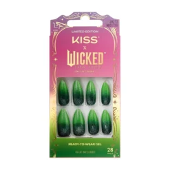 Kiss x Wicked For Good I Feel Wicked Conjunto de Unhas Postiças