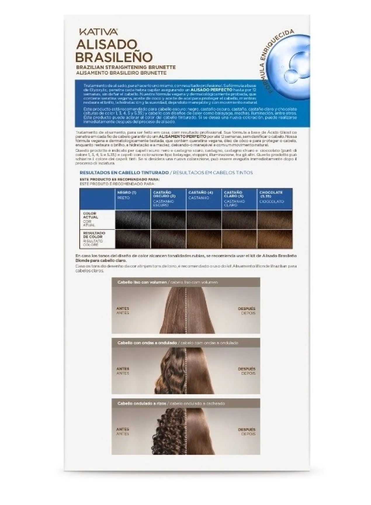 Kit Alisamento Brasileiro Brunette