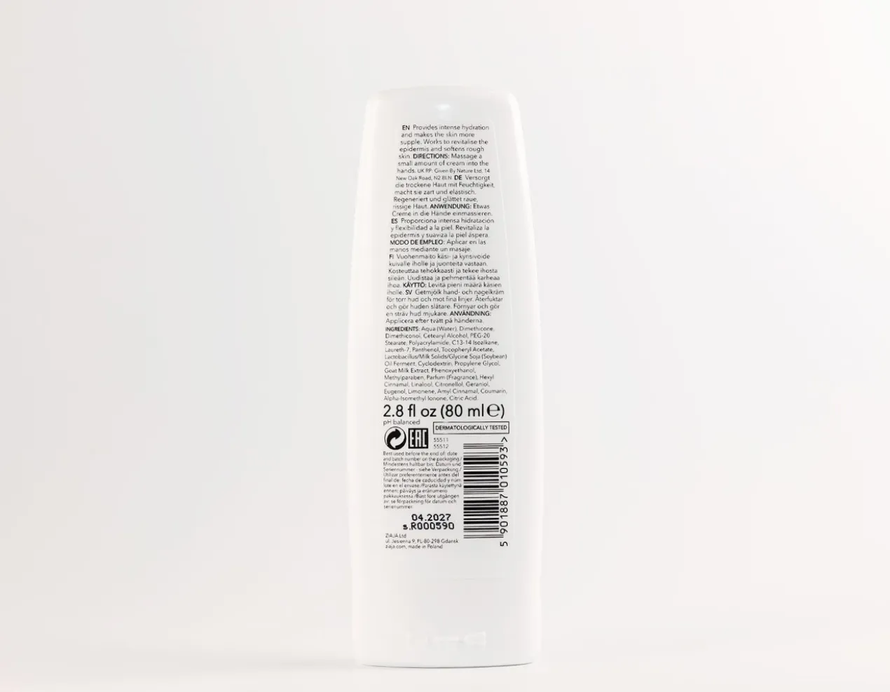 Leite de Cabra Creme Mãos e Unhas