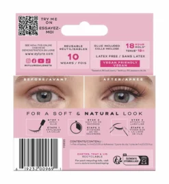 3/4 Lenght Natural No. 026 Pestanas Postiças Edição Limitada