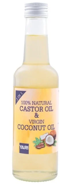 Óleo Combinado de Óleo de Rícino 100% natural e Óleo de Coco Virgem