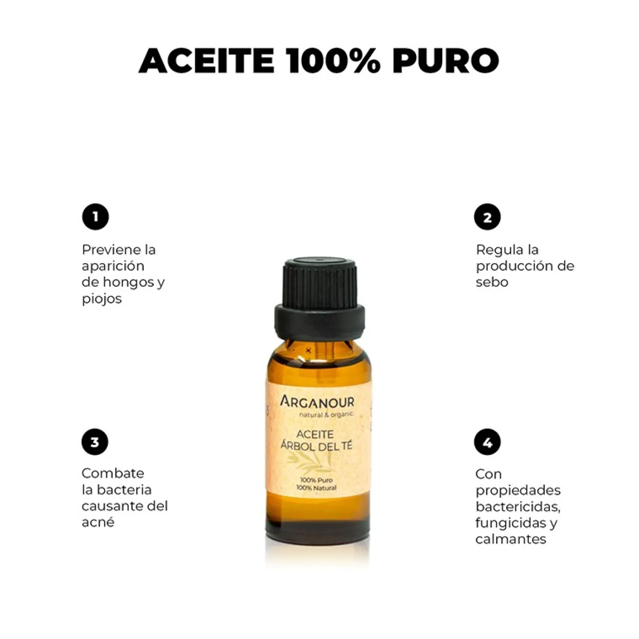 Óleo Puro de Árvore do Chá