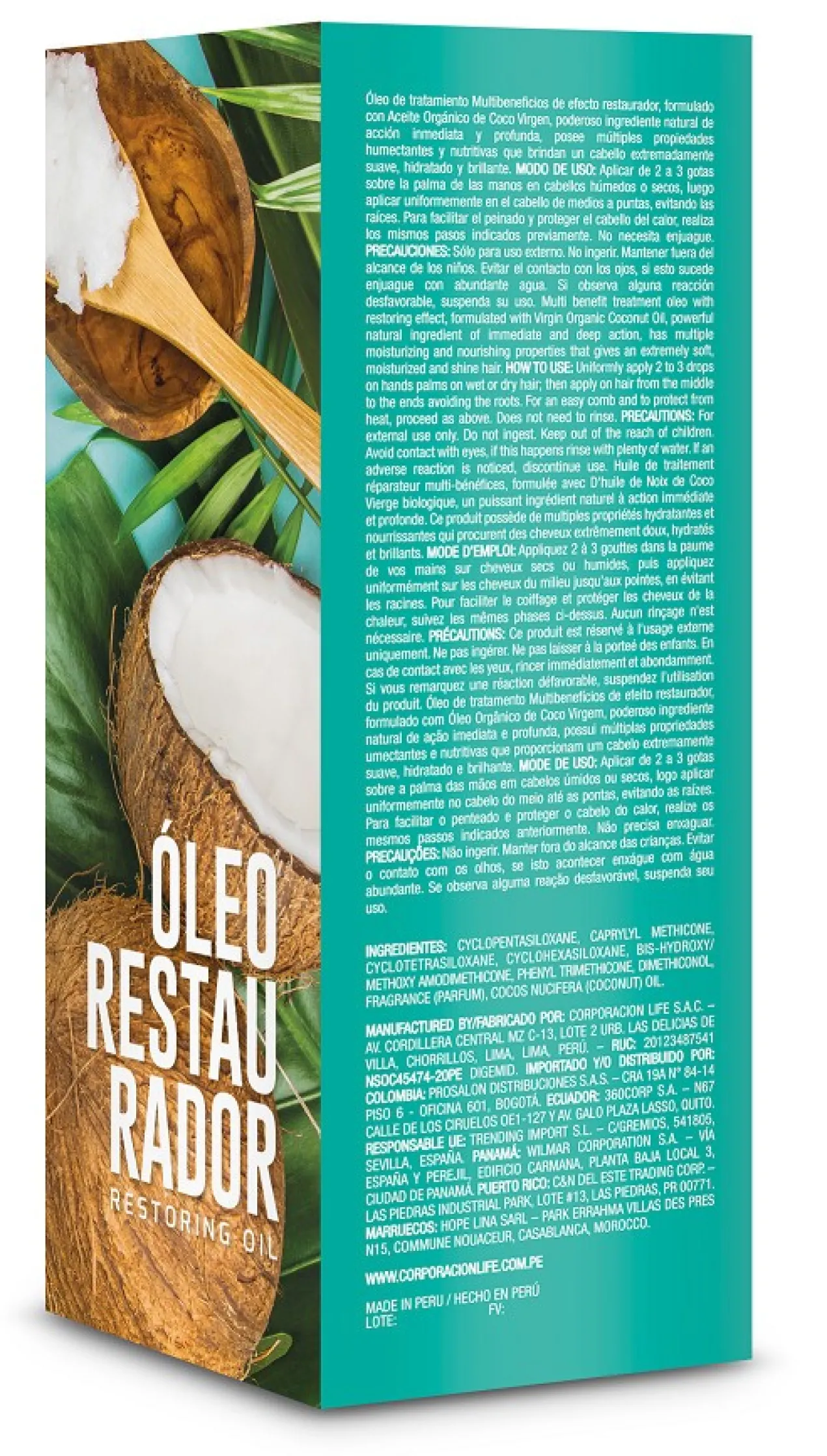 Óleo Restaurador Virgin Coconut