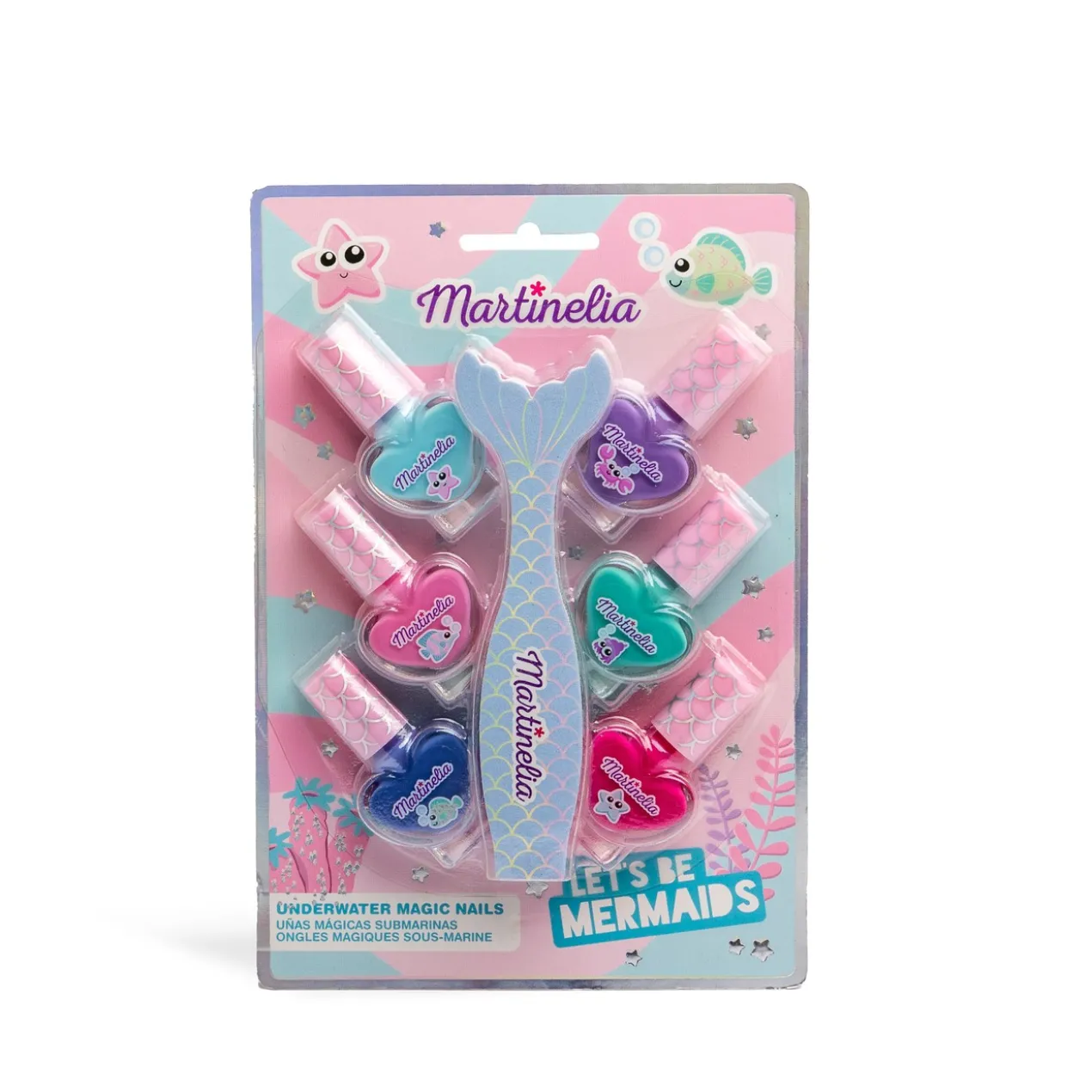 Let's Be Mermaids Conjunto Unhas Mágicas Submarinas