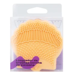 Limpador de Pincéis de Silicone Laranja