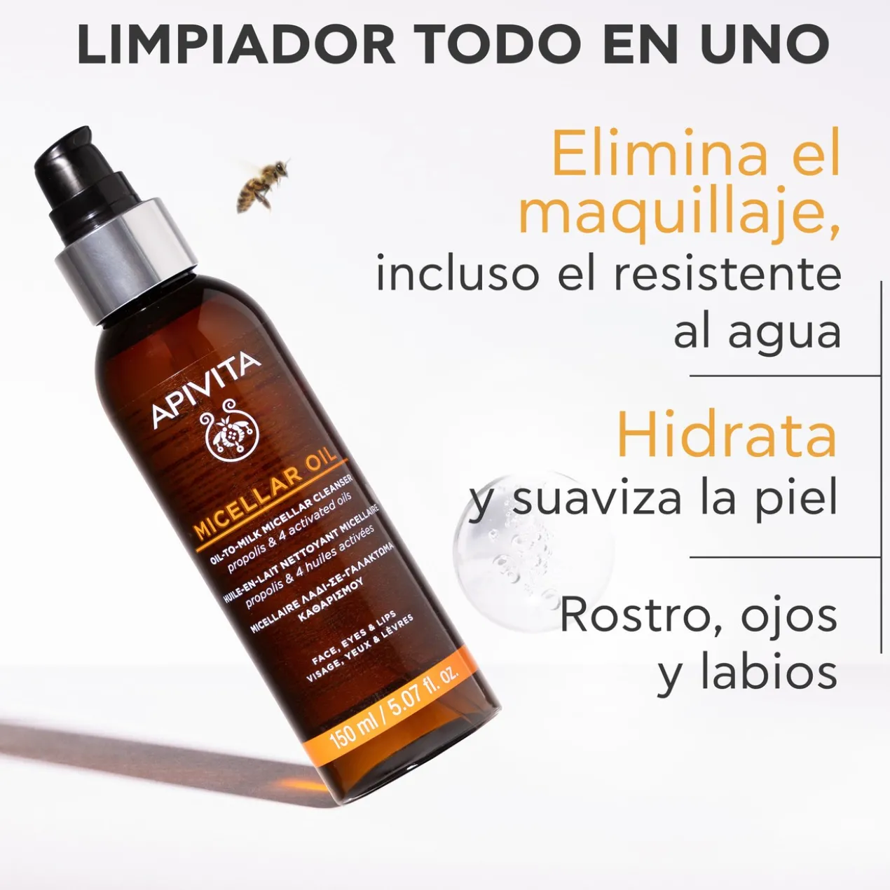 Limpador Micelar Óleo em Leite