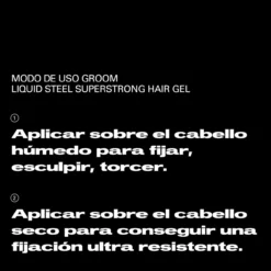 Liquid Steel Gel Extra-Forte para o Cabelo