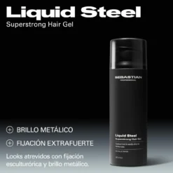 Liquid Steel Gel Extra-Forte para o Cabelo