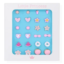 Little Princess Set 12 Pares de Brincos Sweet