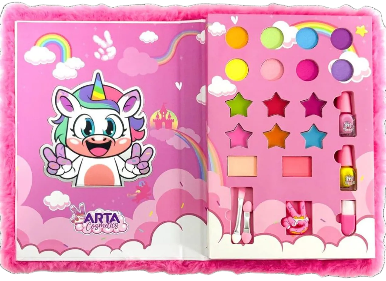 Livro de Peluche com Cosméticos