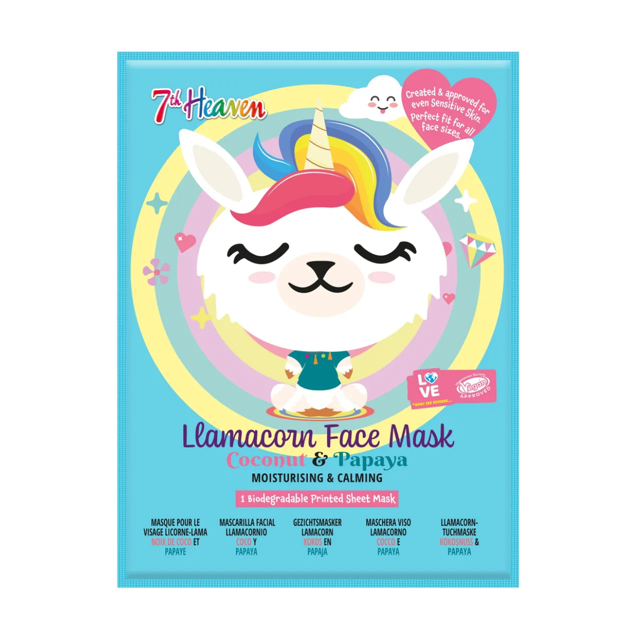 Llamacorn Máscara Facial