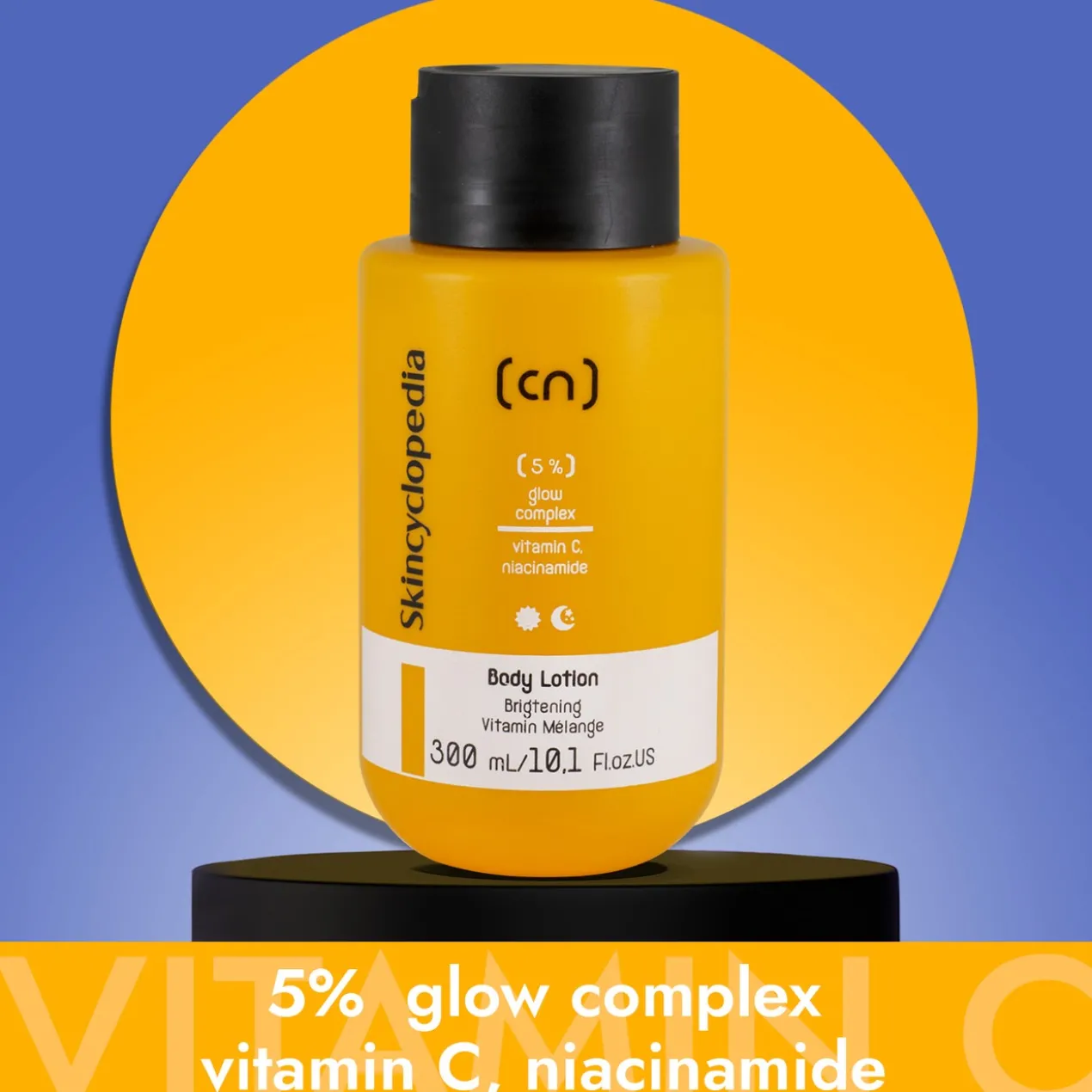 Loção Corporal 5% Glow Complex com Vitamina C, Niacinamida