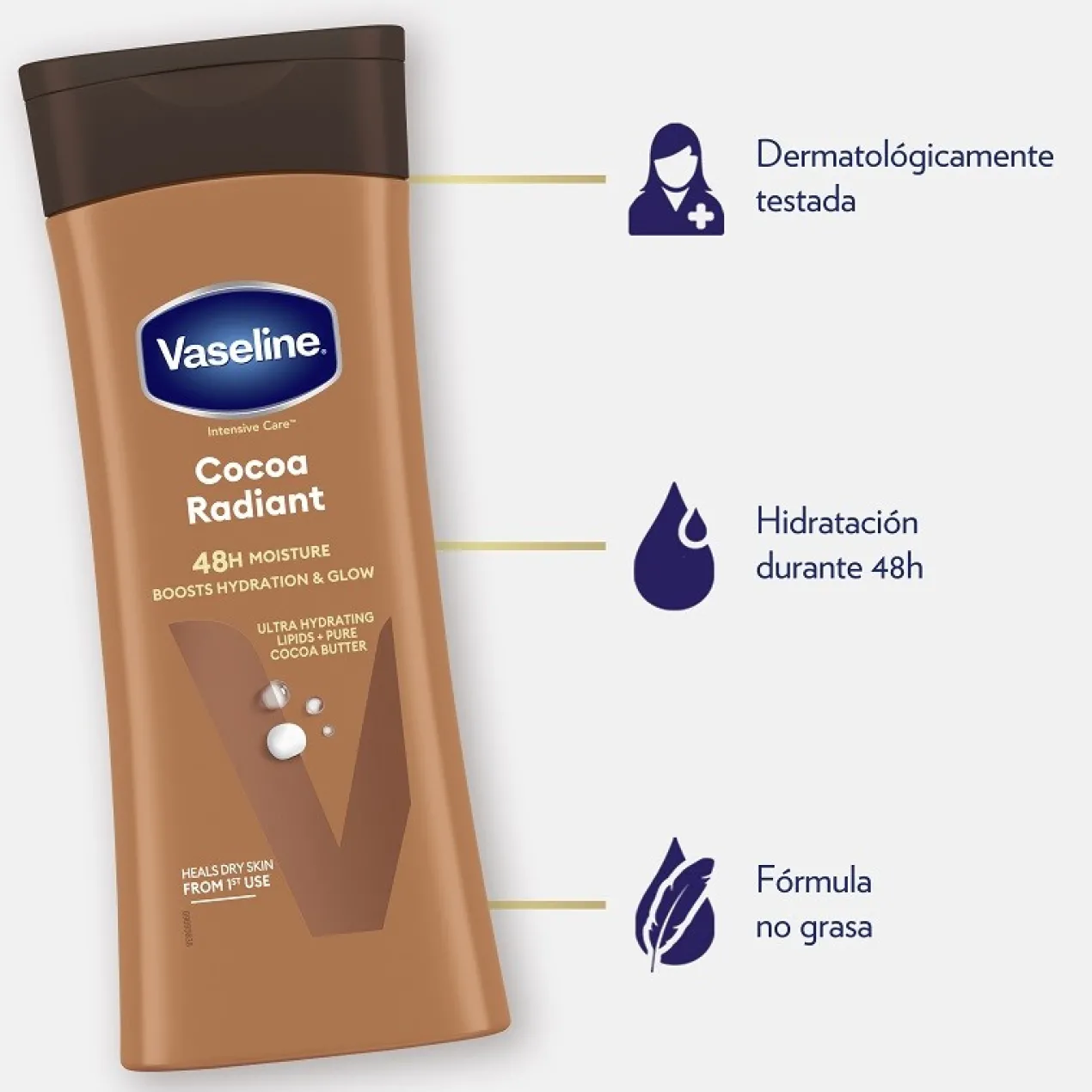 Loção Corporal Hidratante Cocoa Radiant