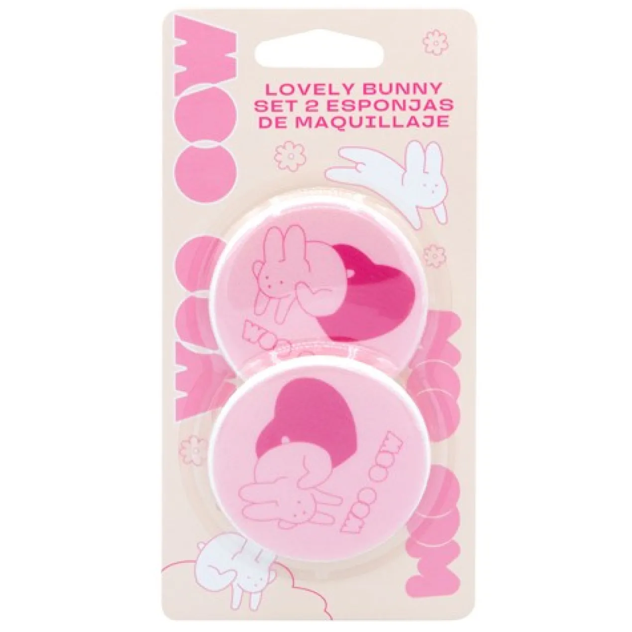 Lovely Bunny 2 Esponjas de Maquilhagem