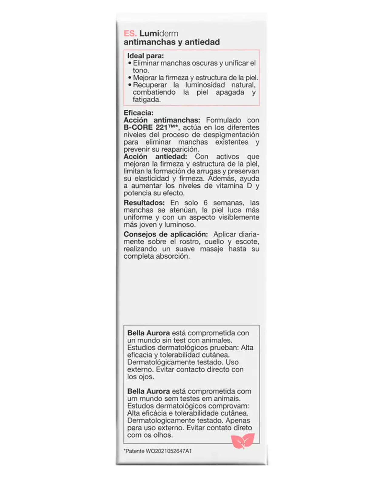 Lumiderm Antimanchas e Antienvelhecimento
