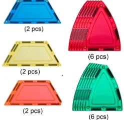Magnetic Tiles 18 peças