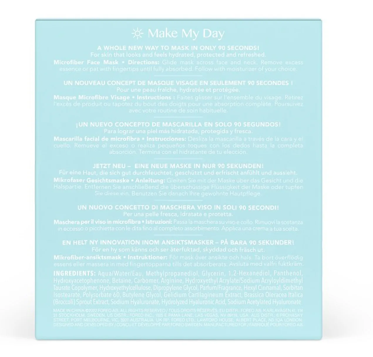 Make My Day Máscara Facial