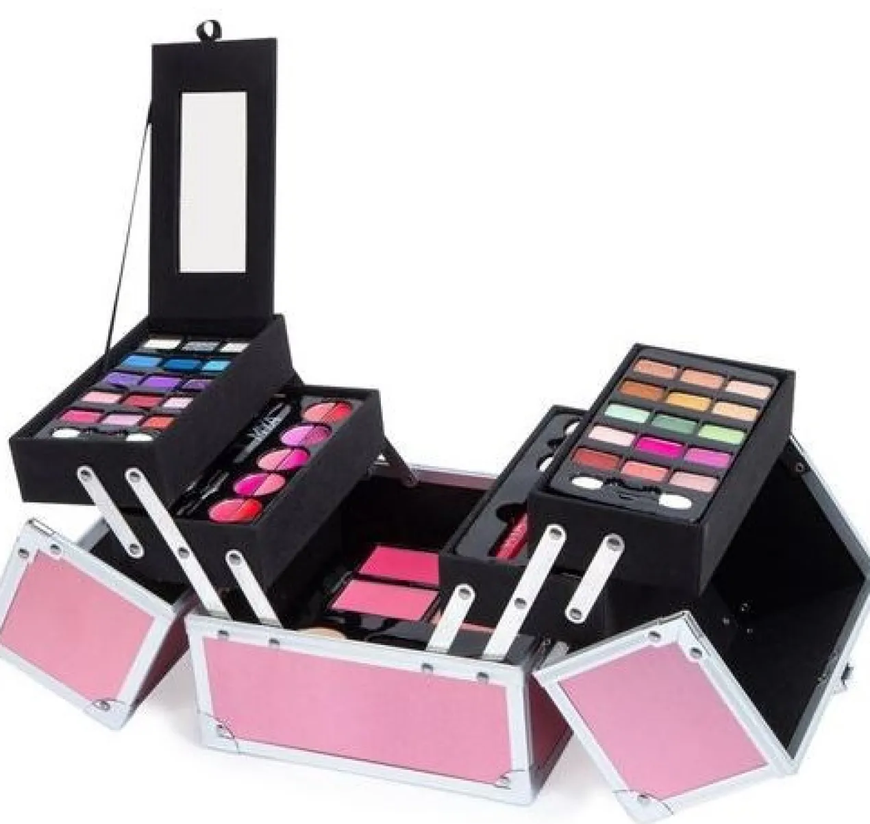 Maleta de Maquilhagem Cube Pink Super