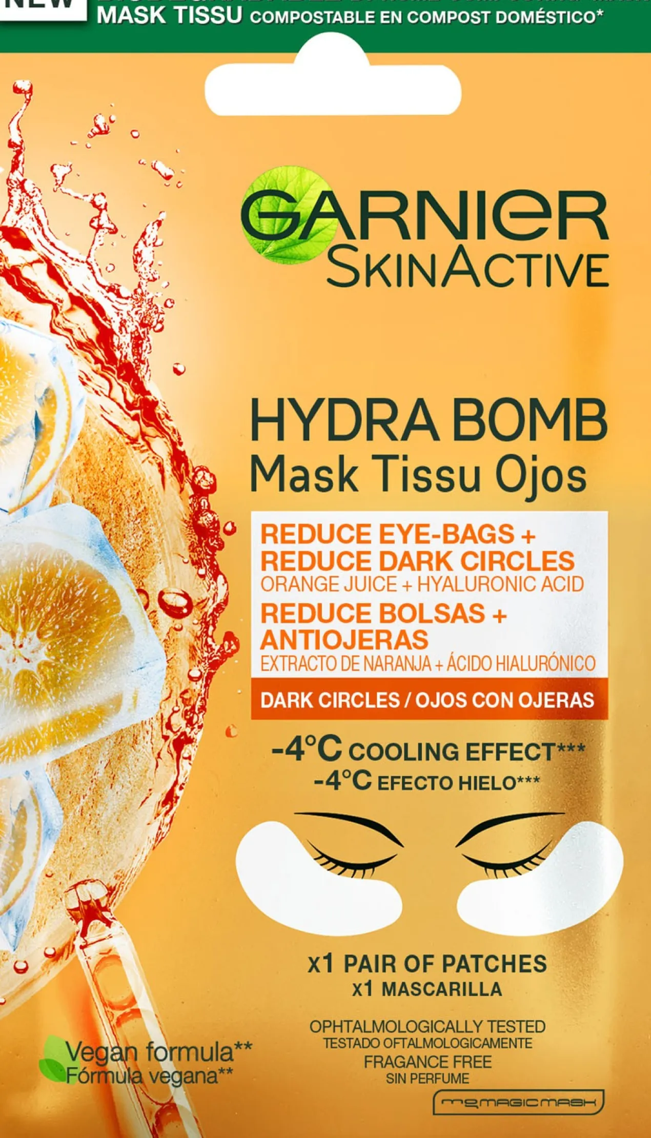 Mask Tissu Olhos Anti Fadiga