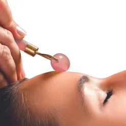 Massajador Facial Quartzo Rosa