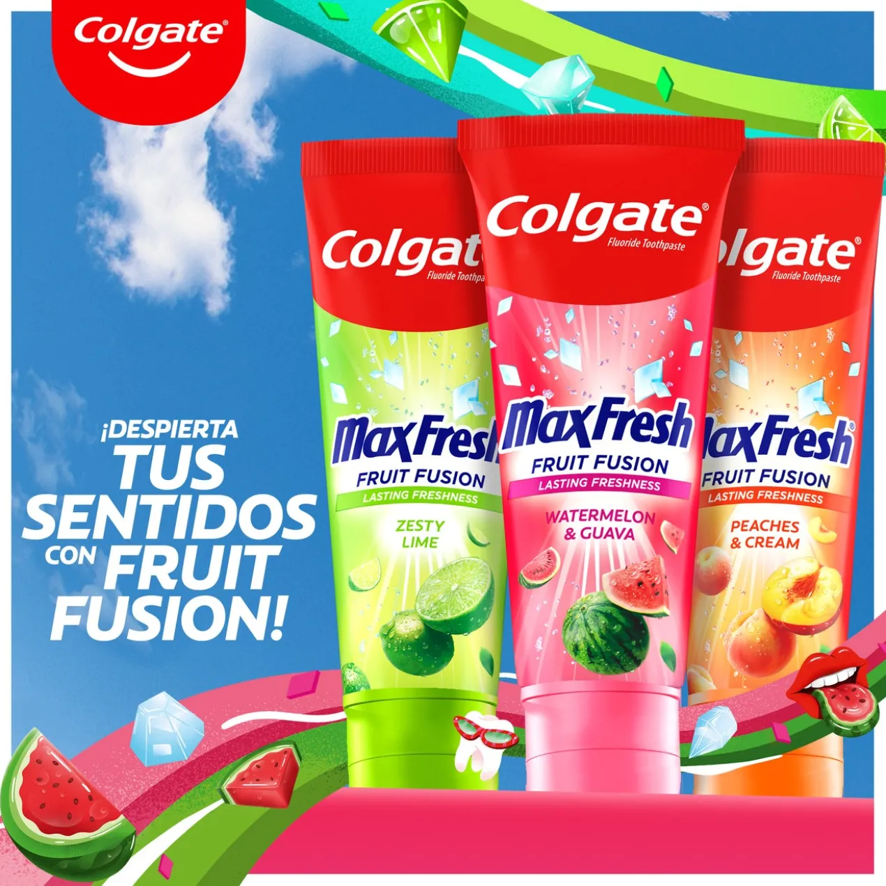 Max Fresh Fruit Fusion Pasta Dentífrica