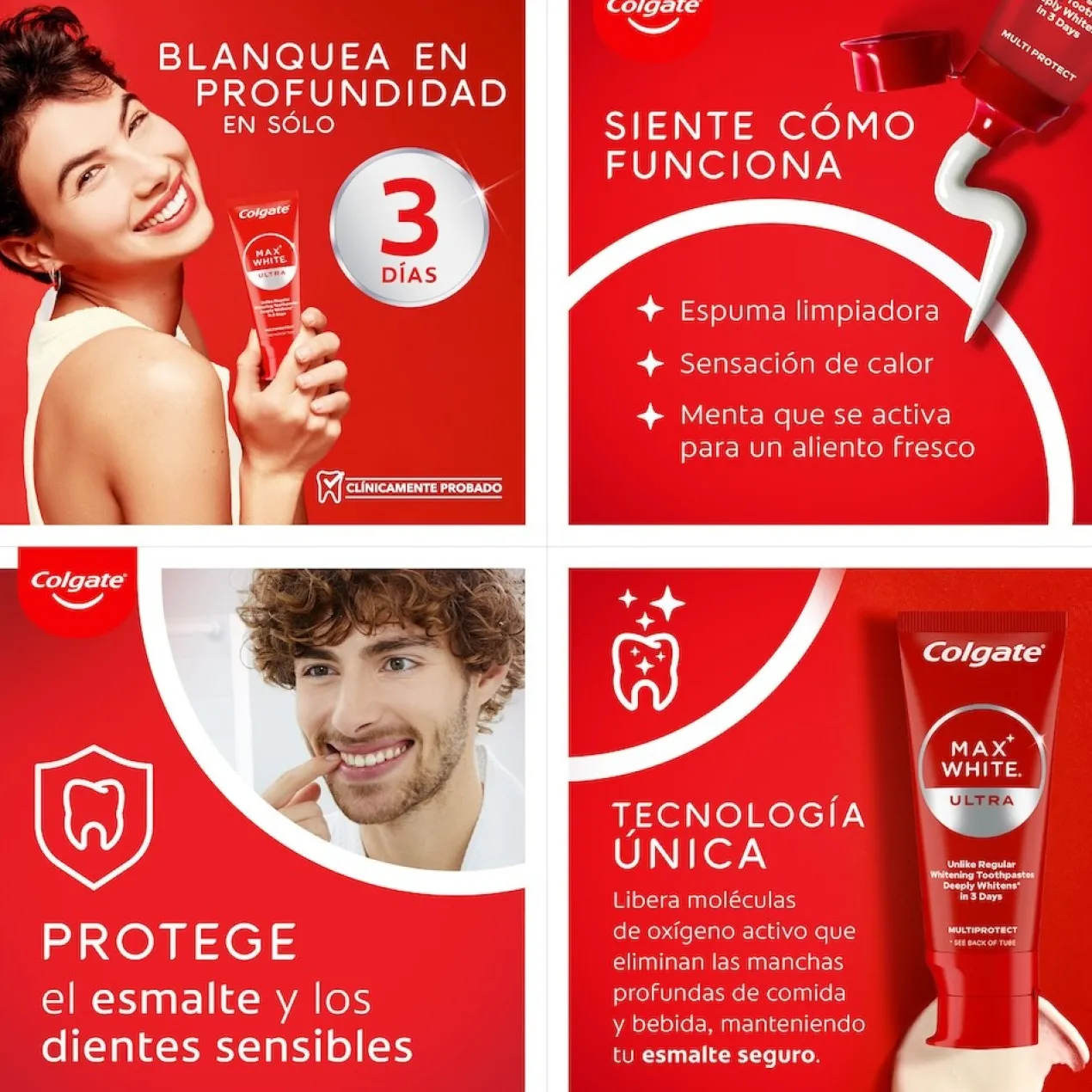Max White Ultra Multiprotect Pasta de Dentes