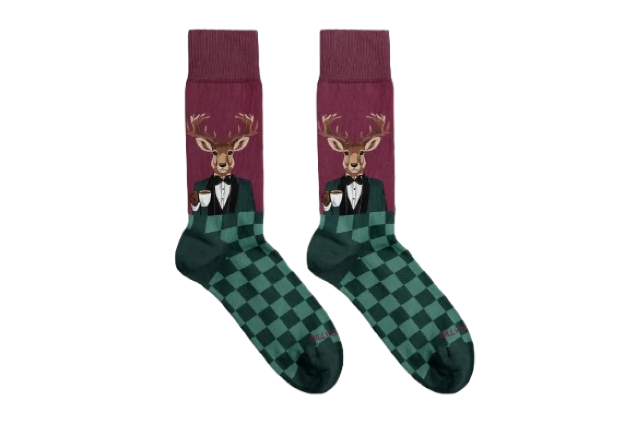 Meias Reindeer Coffee