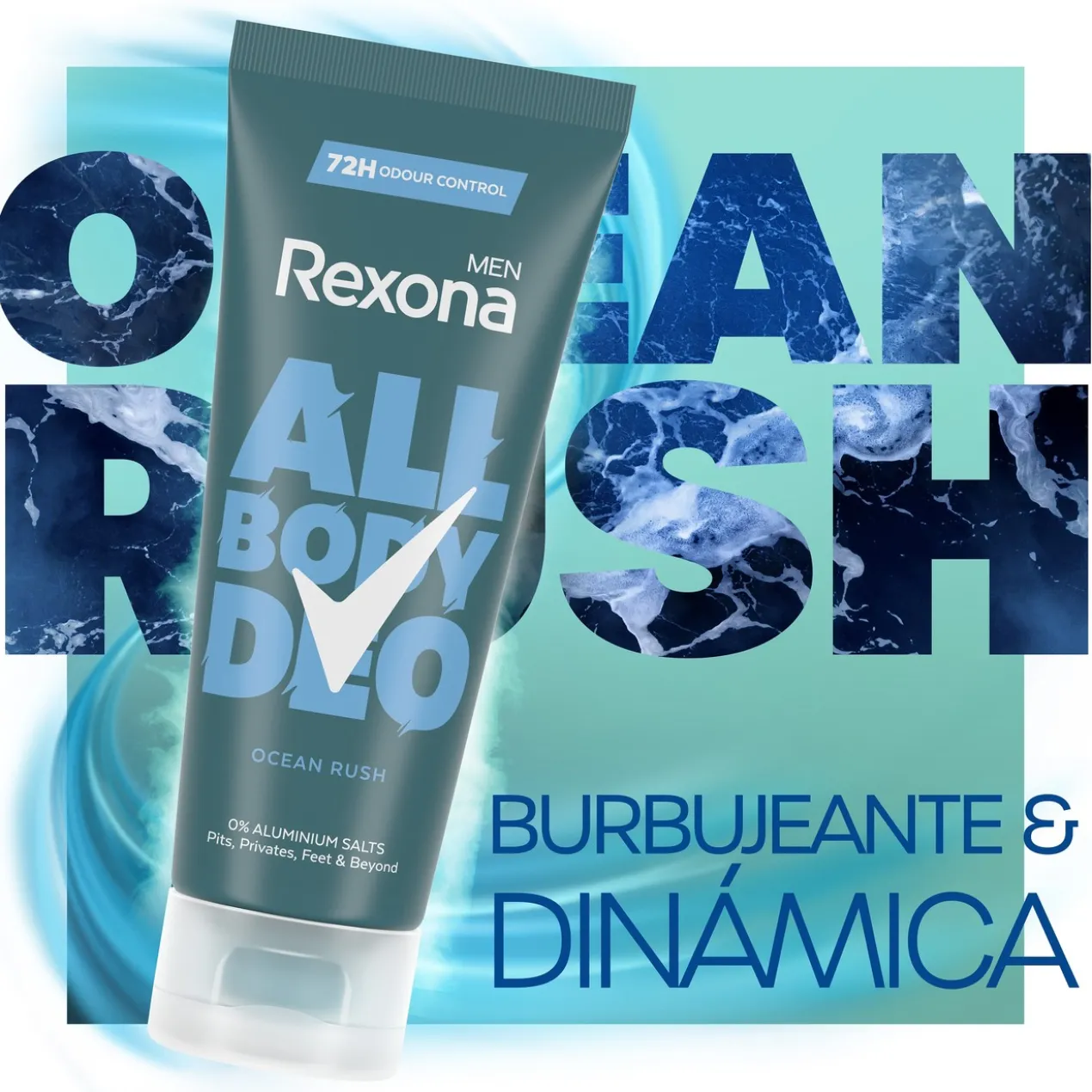 Men Desodorizante em Creme All Over Body Ocean Rush