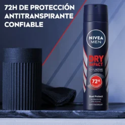 Men Dry Impact Desodorizante Spray Antitranspirante