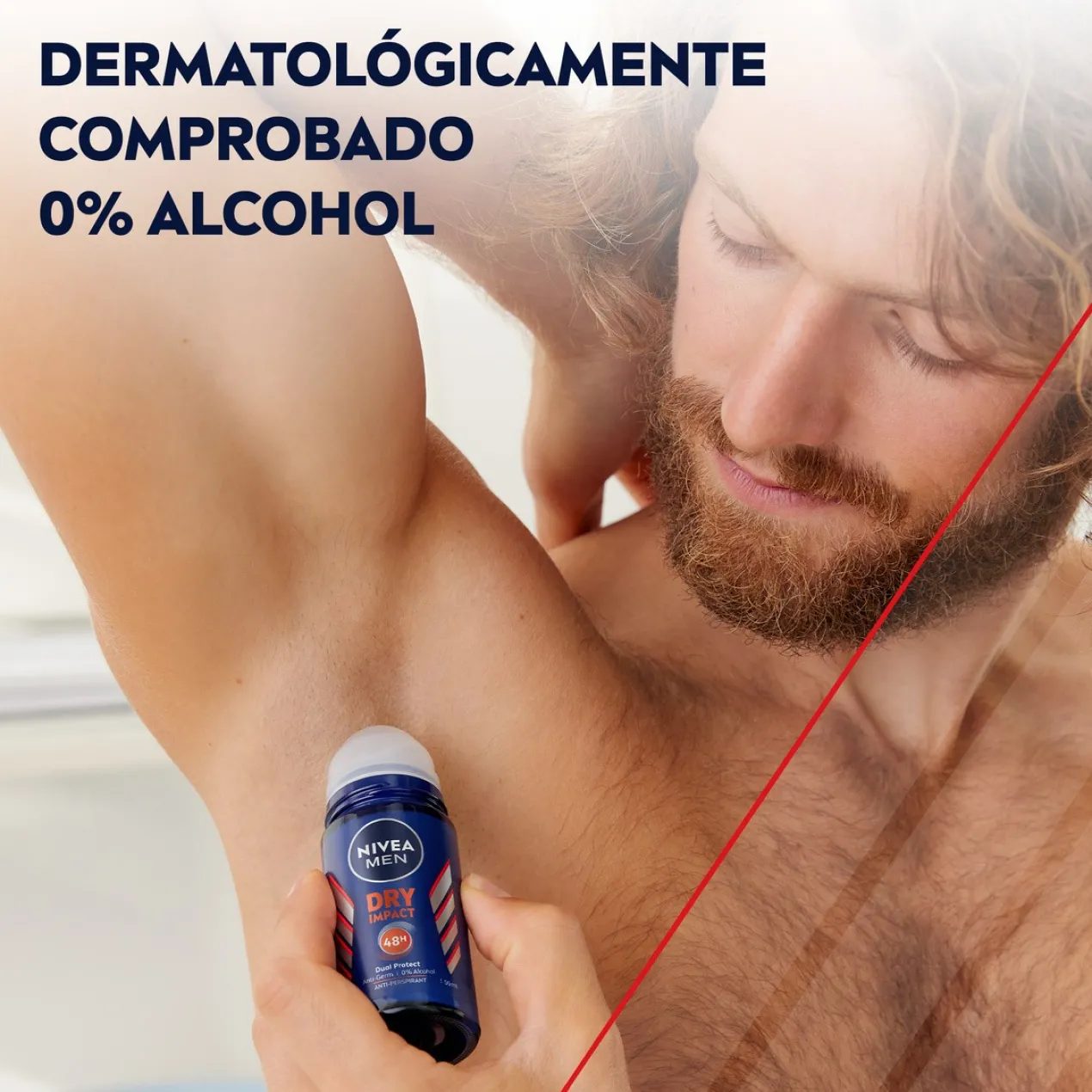 Men Dry Impact Desodorizante Roll-On 72h