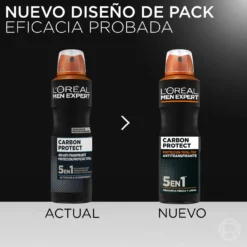 Men Expert Carbon Protect Spray Antitranspirante 5 em 1