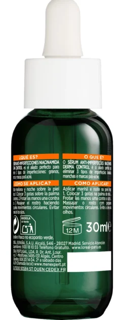 Men Expert Derma Control Sérum Anti-Imperfeições