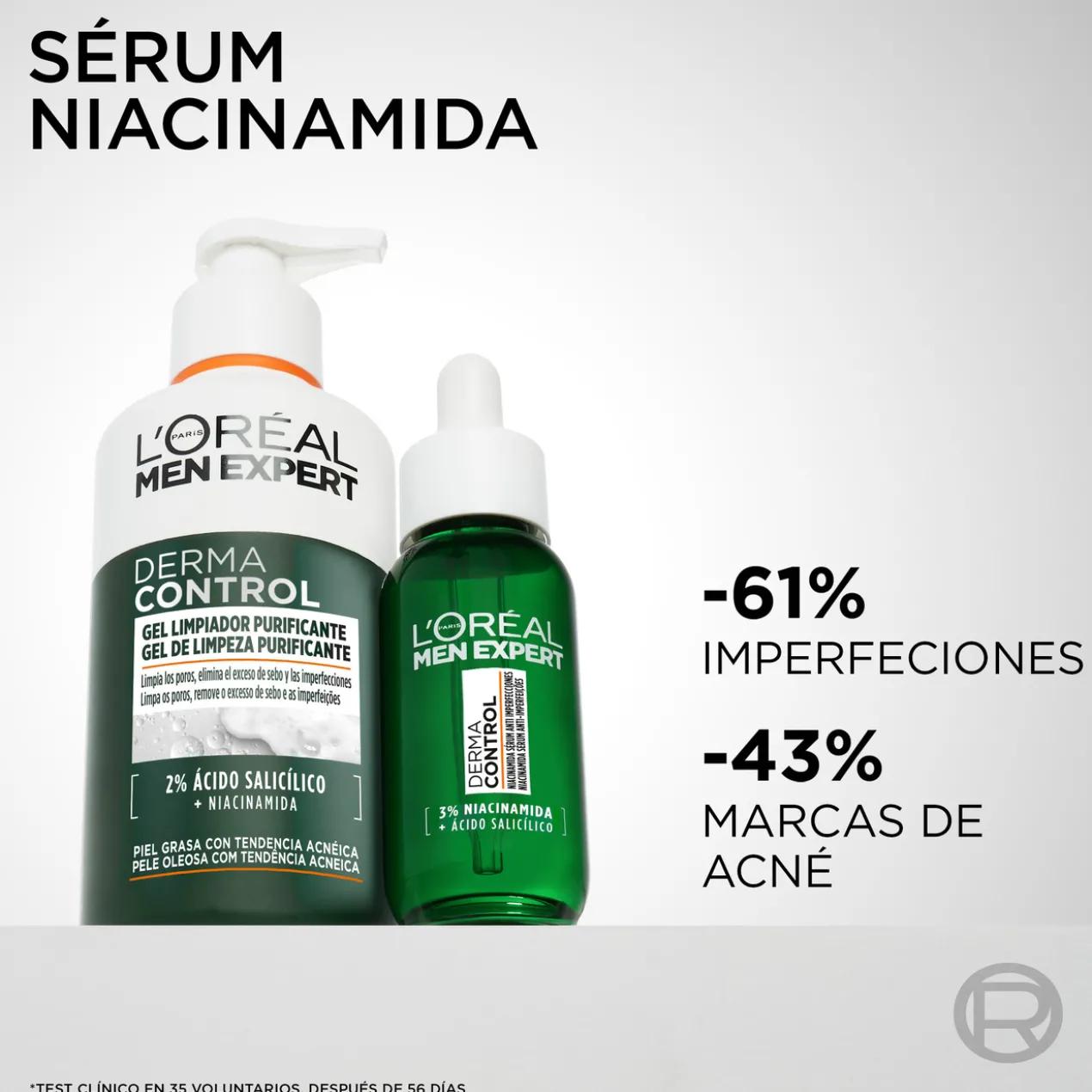 Men Expert Derma Control Sérum Anti-Imperfeições