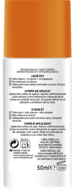Men Expert Hydra Energetic Fluido Invisível Diário FPS 50+