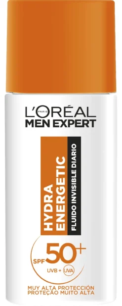 Men Expert Hydra Energetic Fluido Invisível Diário FPS 50+