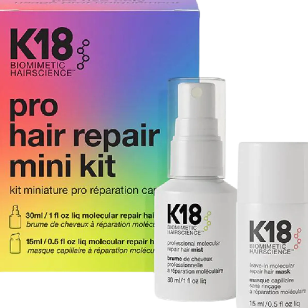 Mini kit de reparação capilar profissional