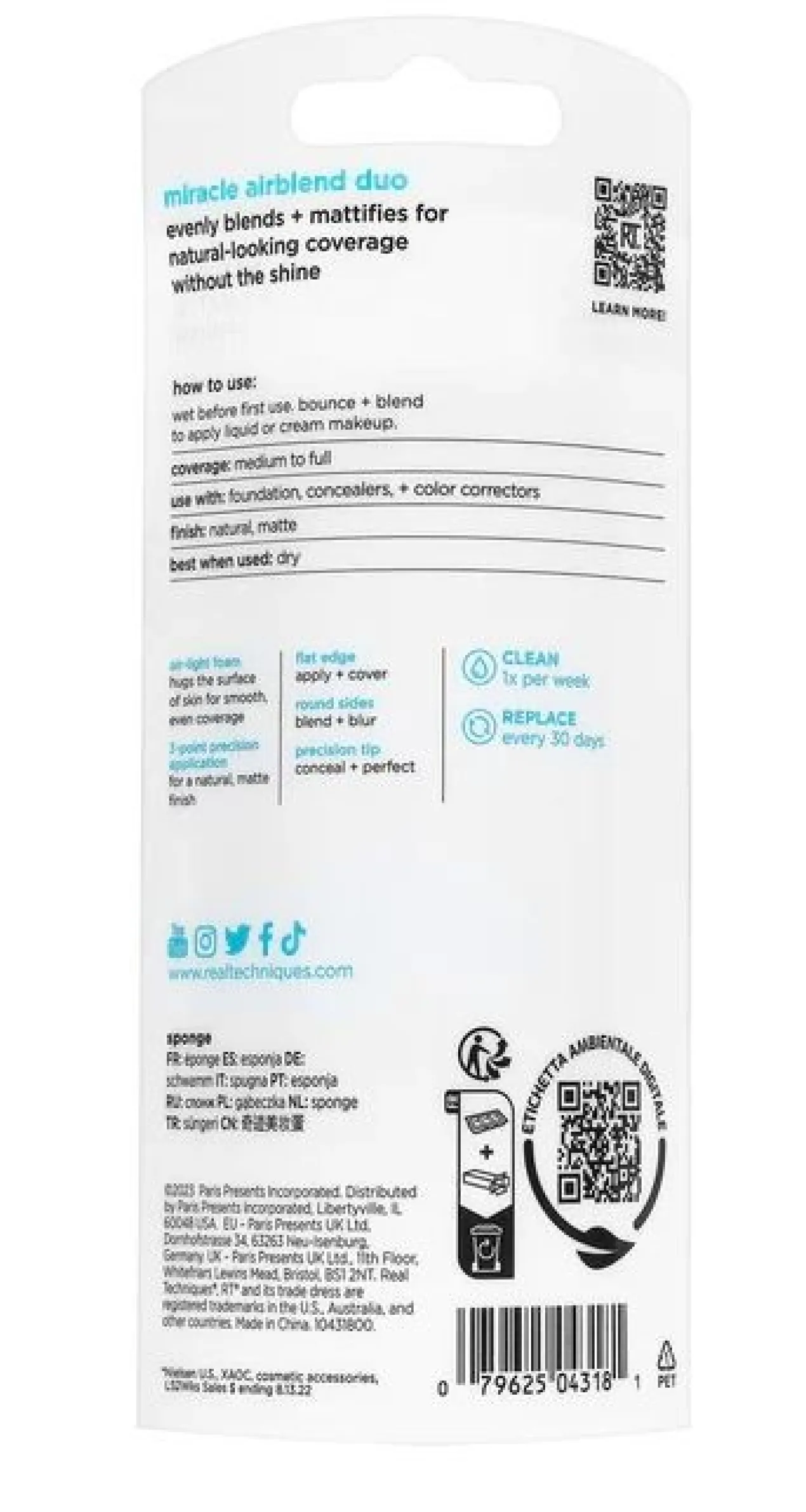 Miracle Airblend Esponja