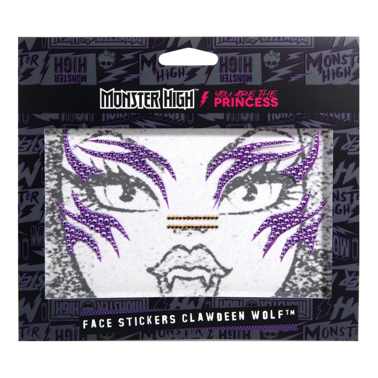 Monster High Face Stickers Clawdeen Wolf