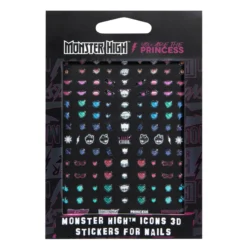 Monster High Icons 3D Stickers para Unhas