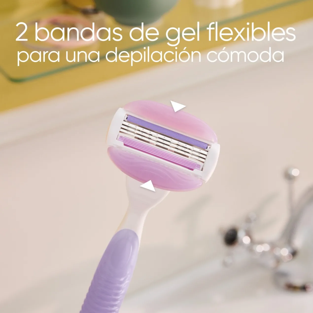 Máquina de barbear Venus Comfortglide Breeze + 2 recargas