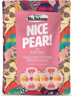 Ms. Behave Nice Pear Máscara para Peito