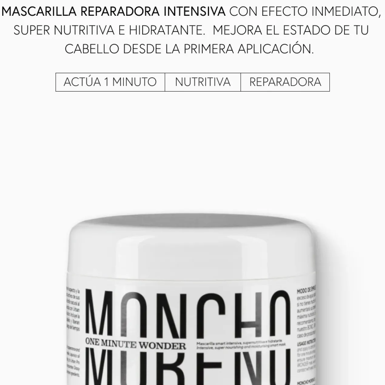 Máscara Capilar One Minute Wonder