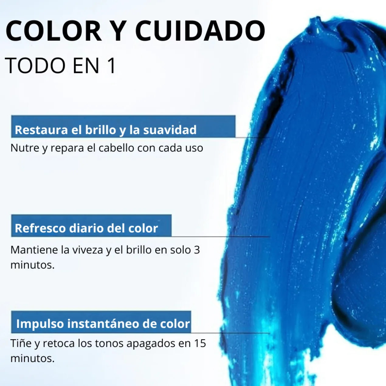 Máscara Capilar Pigmentante Azul
