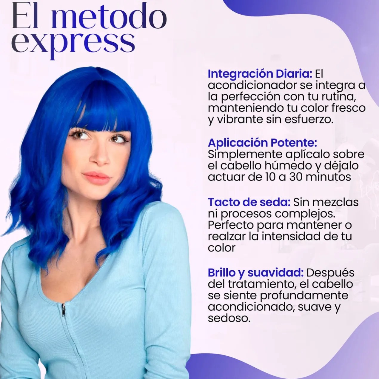 Máscara Capilar Pigmentante Azul