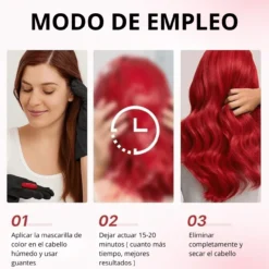 Máscara Capilar Pigmentante Vermelha