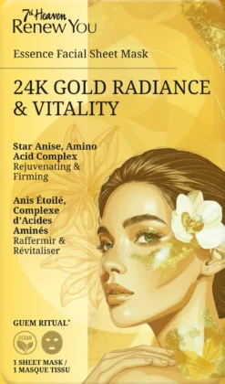 Máscara de Tecido Renew You Gold Radiance & Vitality